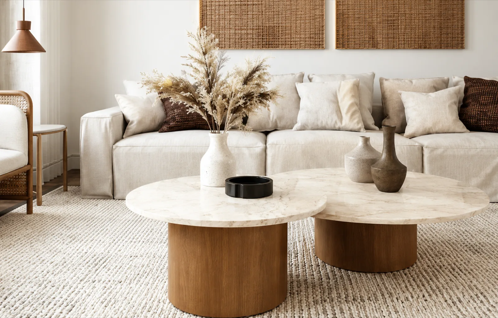 Manufactured furniture and stone tables